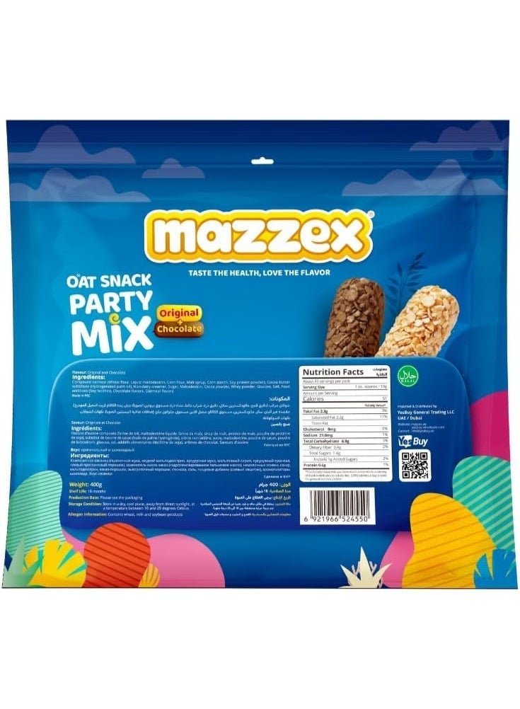 mazzex Oat Snack Party Mix 40 Bars 400g - Image 2